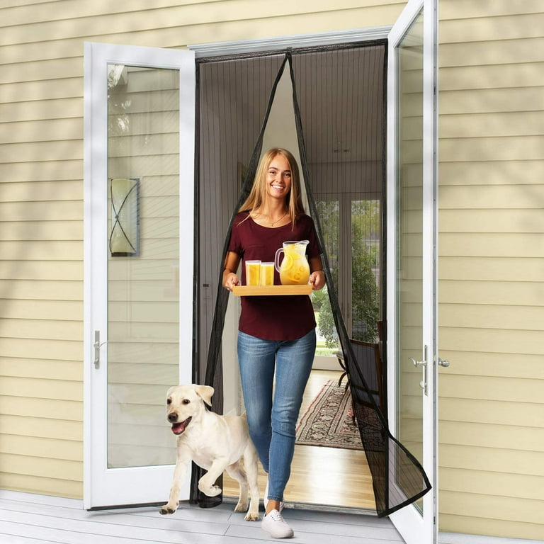 Magnetic Door Screen for Winter, Thermal Insulation Door Fit Door Size  38″X82″