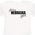 thumbnail image 4 of Inktastic Just a Nebraska Girl Born and Raised Girls Long Sleeve Baby Bodysuit, 4 of 5