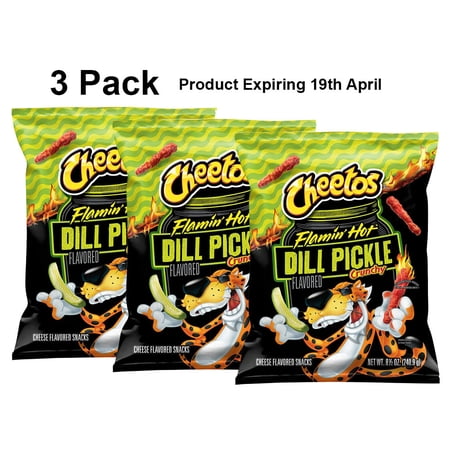 Cheetos Minis Cheddar Jalapeno Cheese Flavored Snacks, 3.62 Ounce Cannister (3 Pack)