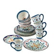 Over and Back 16 Piece Tuscany Dinnerware Set