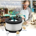thumbnail image 4 of Filtre de Remplacement Haute Efficacité DC5151H pour Aspirateur Humide et Sec Dewalt DC5151H DC515 DCV517 DCV517B, Filtre d'Aspirateur Réutilisable Lavable 6 Pack, 4 of 5