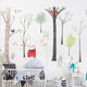 thumbnail image 2 of Mural de decoración de fondo de TV, pegatinas de pared de animales de estilo nórdico grande para niños, árbol de dibujos animados, bosque, niños, habitación de bebé, póster adhesivo Xemadio 2022086-1, 2 of 6