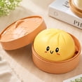 thumbnail image 3 of HOXZODT Giant Glitter Dumpling Squishy 3.15 Inch with Steamer, Cute Purple Baozi Squeeze Fidget Toy, Stress Relief Sensory Toy for Kids Adults Party Gift Desktop Decor, 3 of 7