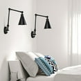 thumbnail image 3 of 2 Pack- Modern Wall Lamps, Dimmable Lamp Swing Arm Wall Sconces for Home Decor, 3 of 3