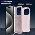 thumbnail image 6 of Designed for iPhone 15 Pro Max & iPhone 14 Pro Max Case 6.7", [ Grade Drop Protection] Dual Layer Heavy Duty Protective Phone Case Cover-Pink, 6 of 14
