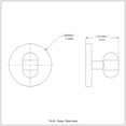 thumbnail image 3 of Tango Collection Robe Hook (Build to Order), 3 of 3