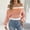 Orange, variant on Women Striped off Shoulder Knit Sweater Lantern Long Sleeve Loose Pullover Top, Fashion Color Block Knitwear for Autumn Winter Black