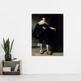 thumbnail image 2 of Rembrandt Marten Soolmans Portrait Extra Large XL Wall Art Poster Print, 2 of 3