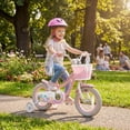 thumbnail image 2 of Gymax 12'' Kids Bike w/Training Wheels Hand Coaster Brakes Adjustable Seat Handlebar, 2 of 10