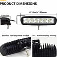 thumbnail image 2 of Boîtier en Aluminium, Spot Beam LED Lumière de Travail pour Véhicules Tout-Terrain Offre une Protection Imperméable Inégalée et Support de Montage Réglable pour Vos Aventures, 2 of 5