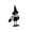 A, variant on QLUEWX Halloween Bird Table Decor, 7.9" Flocking Bird Figurines with Witch Hat Halloween Party Decorations, Cute Party Supplies Gifts Home Decor, Halloween Decor for Home Indoor Table