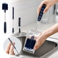 thumbnail image 2 of Big sale Stainless Steel Water Bottle Brush, Long Handle Scrubbing Brush, Built For Cleaning Sports Bottles, Baby Bottles, Cups, Coffee Mugs, Glasswares, Wine Decanters, 2 of 5
