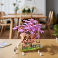 thumbnail image 4 of Cherry Blossom Garden Building Set with LED Light, Friends Flower House Bonsai Tree Model Sets for Kids, Creative Gift Toy for Girls Boys 8 9 10 12+(841 Pieces), 4 of 7