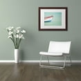 thumbnail image 4 of Trademark Fine Art "Aruba Boat" Canvas Art by Yale Gurney, White Matte, Wood Frame, 4 of 4