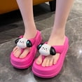 thumbnail image 2 of Ruunjoy 2023, zapatillas Eva para niñas, chanclas de goma, sandalias con diseño de animales de dibujos animados, lindas zapatillas de fondo suave para mujer, zapatillas de playa EVA, 2 of 4