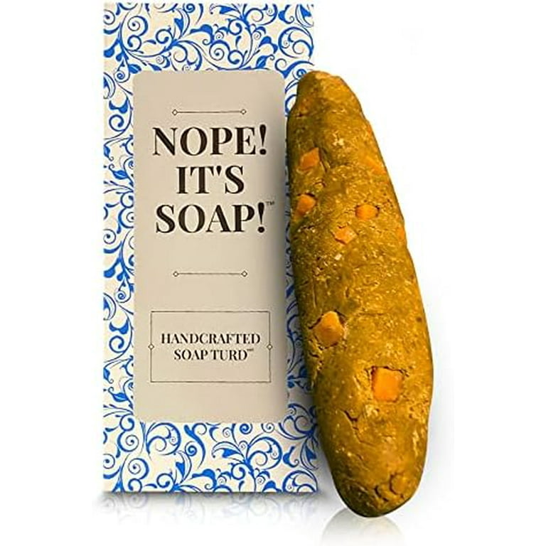 Fake Poop Soap Bar - Funny Poop Gifts - Unique Christmas Gifts For Men -  Looks Realistic Fake Poop Gag Gift, Bathroom Prank For Teens And Adults,  Vanilla 
