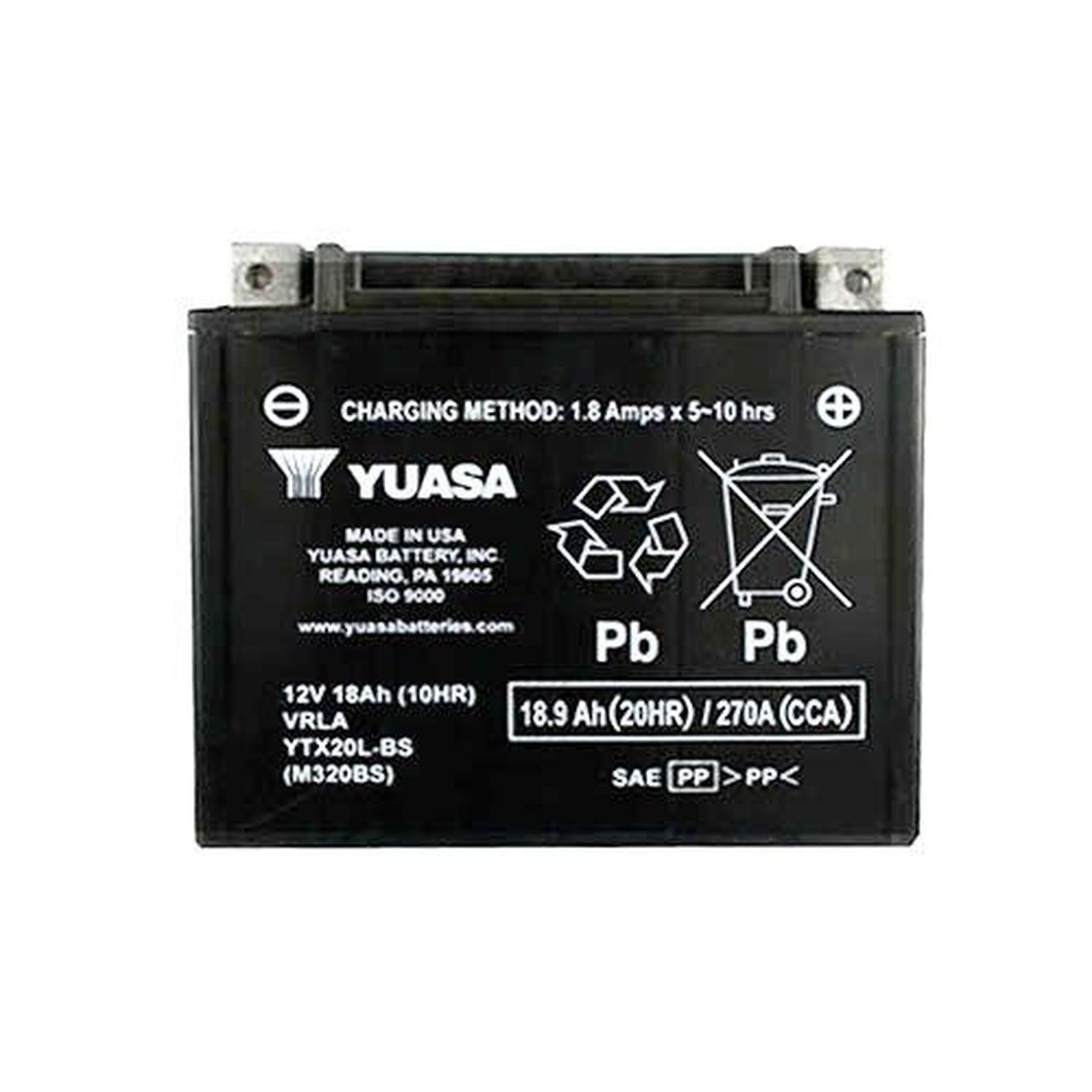 Batteria Moto Yuasa YTX20L 12V 270CCA - AGM Senza Manutenzione Per Moto/Scooter - Foto 6