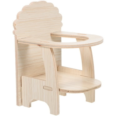 Hamster Chair Wooden Playset Guinea Pig Chair Hamsters Accessories Pet Toys Guinea Feeding Chair Cage Chinchilla Toy