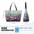 thumbnail image 4 of Gaeub Spring Flower Seasonal Beach Travel Bag, Multi-Pocket Beach Bag, Summer Vacation Bag, Beach Essentials Tote, 4 of 7