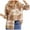Yellow, variant on Wyzesi Girls Winter Jackets Size with Snow Pants Women's Plaid Casual Lapel Wool Coat Christmas Coats Costume