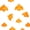Orange Ladybugs, variant on Animals Wall Decals Glow in the Dark, Girls Boys Waterproof Decoration for Living Room Wall Bathroom Toilet 3 Sets Orange Birds 11.4" x 7.9"