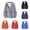 Gray, variant on Afuyipoi Men's Fashionable Outwear Jackets,Anti - UV Pocket Reflective Zipper Hooded Long Sleeved Sunscreen Clothing Black XL