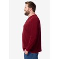thumbnail image 2 of KingSize Men's Big & Tall Soft Waffle Crewneck, 2 of 4