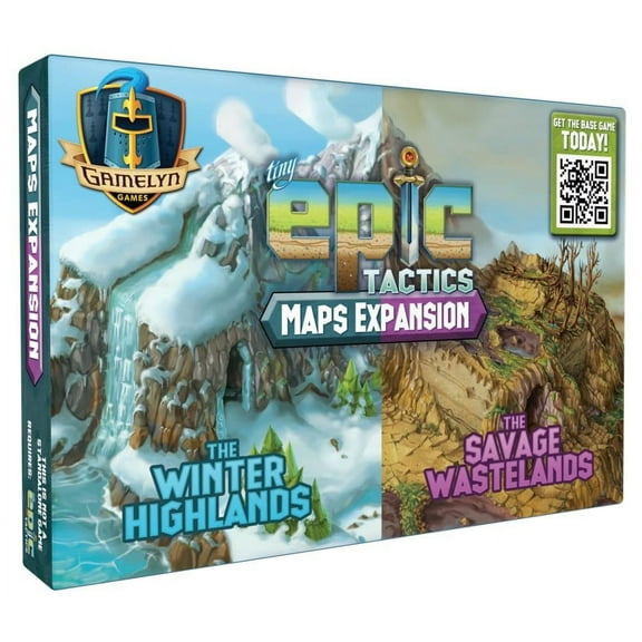 Tiny Epic Tactics Map Pack Expansion (The Winter Highlands & the Savage Wastelands)