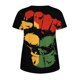 thumbnail image 5 of Eres Más Que una Camisa de Puntuación de Prueba Mujeres de Moda Impresión Casual Manga Corta Suelta Camiseta de Tamaño Más, Blusa de Túnica de Cuello Redondo, 5 of 5