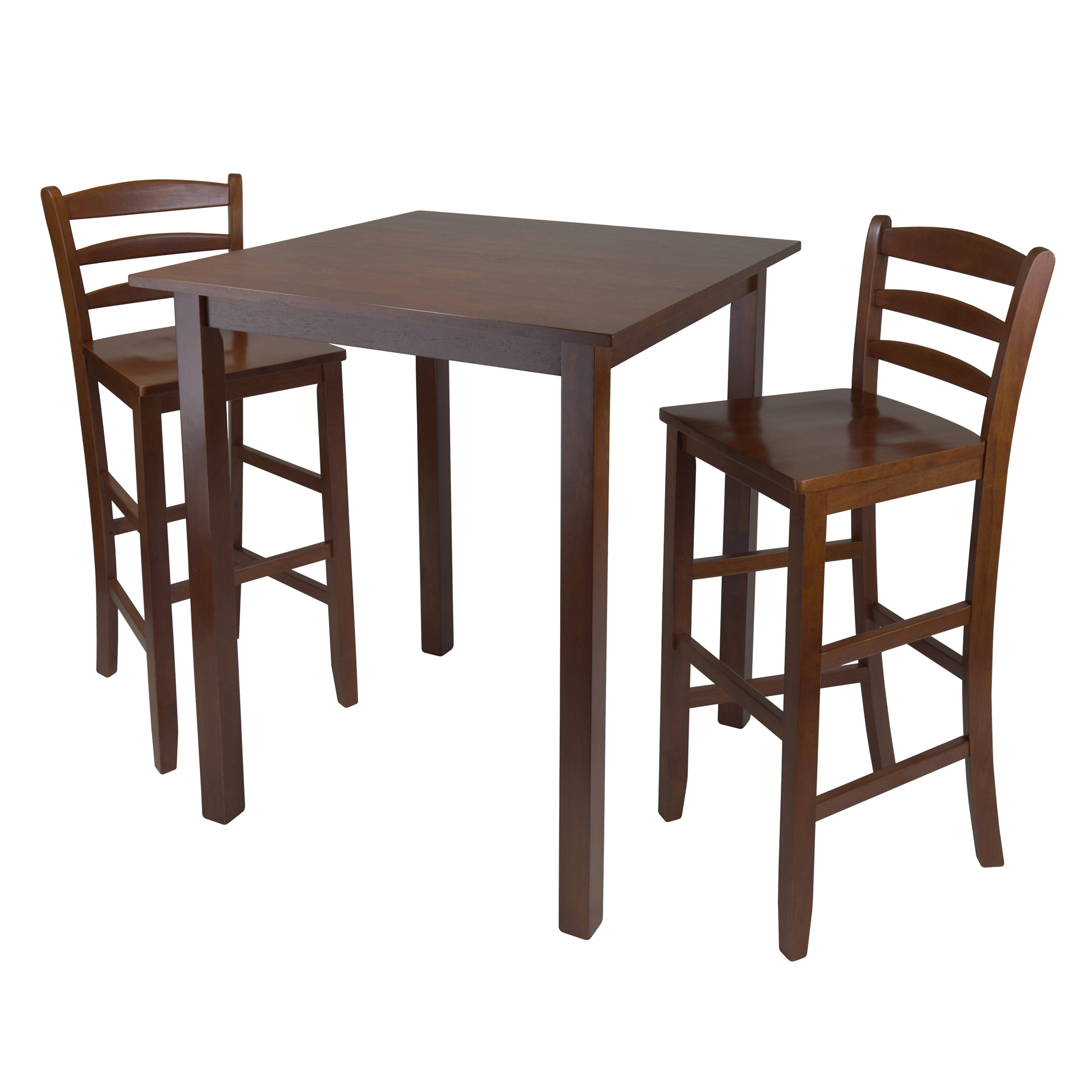 Winsome Wood Parkland Square High Table, Walnut Finish - image 4 of 5