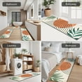 thumbnail image 5 of Orange Boho Geometric and Plant Pattern Kitchen Rugs Sets Of 3,Kitchen Runner Rugs Non Skid Washable,Decorative Kitchen Floor Mats for Kitchen,Sink,Laundry,17"x30"+ 17"x47" + 17"x59", 5 of 6