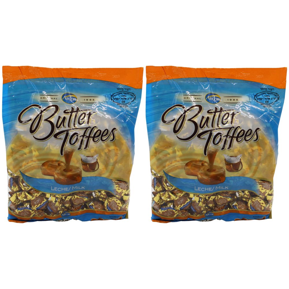Arcor Milk Butter Kosher Toffe Candy Large (Dairy) 2 Packs Walmart