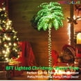 thumbnail image 3 of Palmera iluminada por LED de 8 pies con decoración navideña al aire libre con cocos, 3 of 6