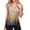 Gold, variant on Women's Ombre Sequin Tank Top, Sparkly Gradient Spaghetti Strap Camisole, Sexy Racerback Party Outfit