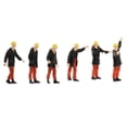 thumbnail image 2 of Set de 6 piezas de accesorios para maquetas a escala 1/50. Figuras masculinas de construcción, coloridas y versátiles. Negro, 2 of 7