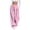 Pink, variant on Womens Pants Slate Pleated Waist Lightweight Baggy Tapered Leg Pants Outdoor Trips Daily Wear Trousers With Side Pockets