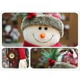 thumbnail image 5 of Christmas Sitting Santa Claus Snowman Reindeer Christmas Ornament Long Legs Table Fireplace Decor Home Decoration Christmas Figurines Plush Doll, 5 of 5