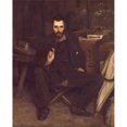 thumbnail image 2 of William Anderson Coffin 20x24 Black Ornate Framed Double Matted Museum Art Print Titled: Kenyon Cox, 2 of 5