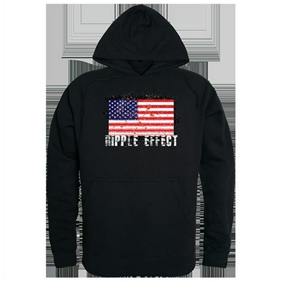 Rapid Dominance Ripple Effect Graphic Pullover Sweatshirt, Black - Medium