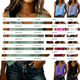 thumbnail image 4 of Ladies' Casual Summer Cotton Linen V Neck Vest Sleeveless Loose Fashion Tops Lightweight Breathable Daily Wear Outfit by Yigetop Purple XL, 4 of 6