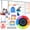 Multicolor, variant on 60 FT Ninja Warrior Obstacle Course Swing Set for Kids with Weather-Proof Accessories, Outdoor Playset with Monkey Bars for Backyard