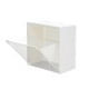 thumbnail image 1 of Caja de almacenamiento montada en la pared Soportes de pared para colgar bastoncillos de algodón con solapa transparente, 1 of 3