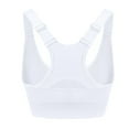 thumbnail image 4 of Sports Bras for Women High Support, Adjustable Straps High Impact Molded Cup Sports Bra with Sewn in Pads White 32, 4 of 5