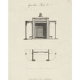 thumbnail image 2 of Vision Studio  15x18 Black Ornate Wood Framed with Double Matting Museum Art Print Titled - Garden Pavilion I, 2 of 4
