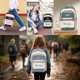 thumbnail image 1 of Mochila para adolescentes, mochila escolar, diseño de bloques de color, impermeable, compartimento para portátil, bolso de viaje informal, estilo deportivo, para estudiantes de secundaria, mochila pa, 1 of 8