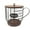 Black, variant on Metal Wire Coffee Pod Holder With Wood Lid And Base Coffee Filter Holder With Handle Pod Organizer Basket For Home Office(Black-One Size)