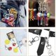 thumbnail image 3 of 10 Pices Ensemble Porte-cls En Mtal Chien Chane 38mm Matriel Tui, Sac, Certificat, Crochet, Porte-cls, Breloque, 3 of 5