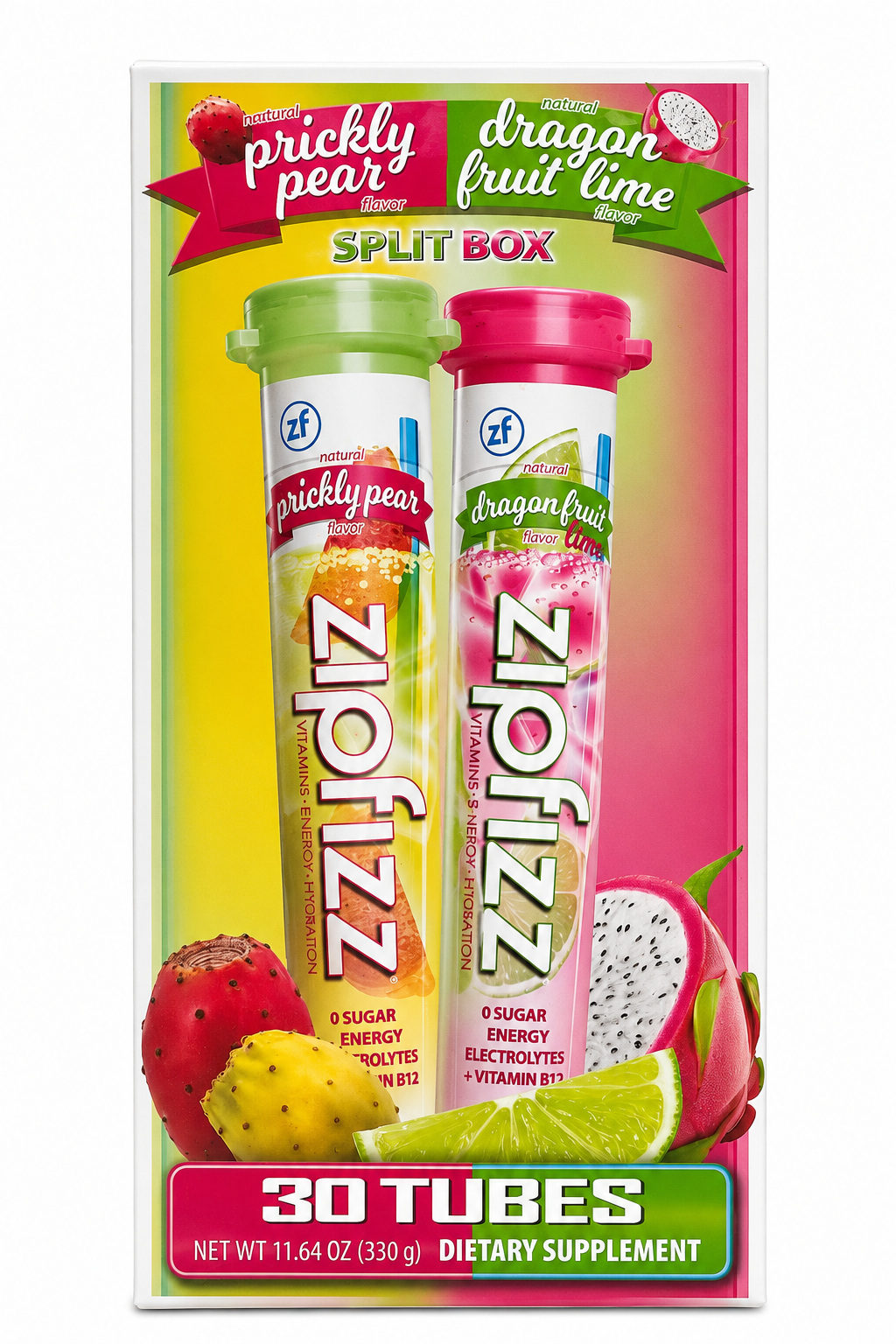 Zipfizz Energy Drink Mix Variety Pack, 14 Tubes (7 Flavors, 2 Each
