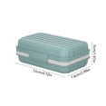 thumbnail image 3 of Soap Box with Lid Portable Travel Soap Case, Thickened Plastic Soap Holder with Cover, Waterproof & Leak-Proof for Bathroom Kitchen Hotel, Compact & Space-Saving, 3 of 6