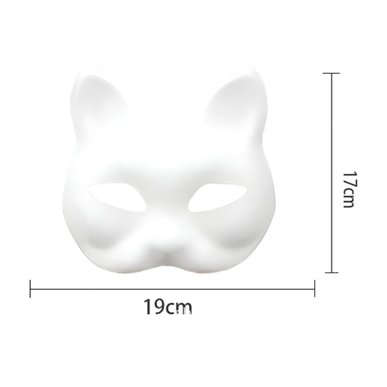 Vocolday 1Pcs Halloween Half Face Masquerade Masks Anmal Yellow...